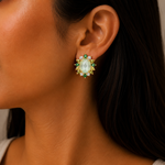 Load image into Gallery viewer, Verdant Bloom Stud Earrings
