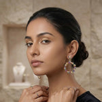 Load image into Gallery viewer, Pastel Bloom Halo Earrings
