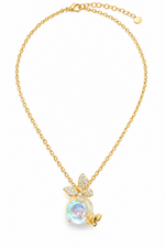 Load image into Gallery viewer, Lumière Butterfly Orb Pendant Necklace

