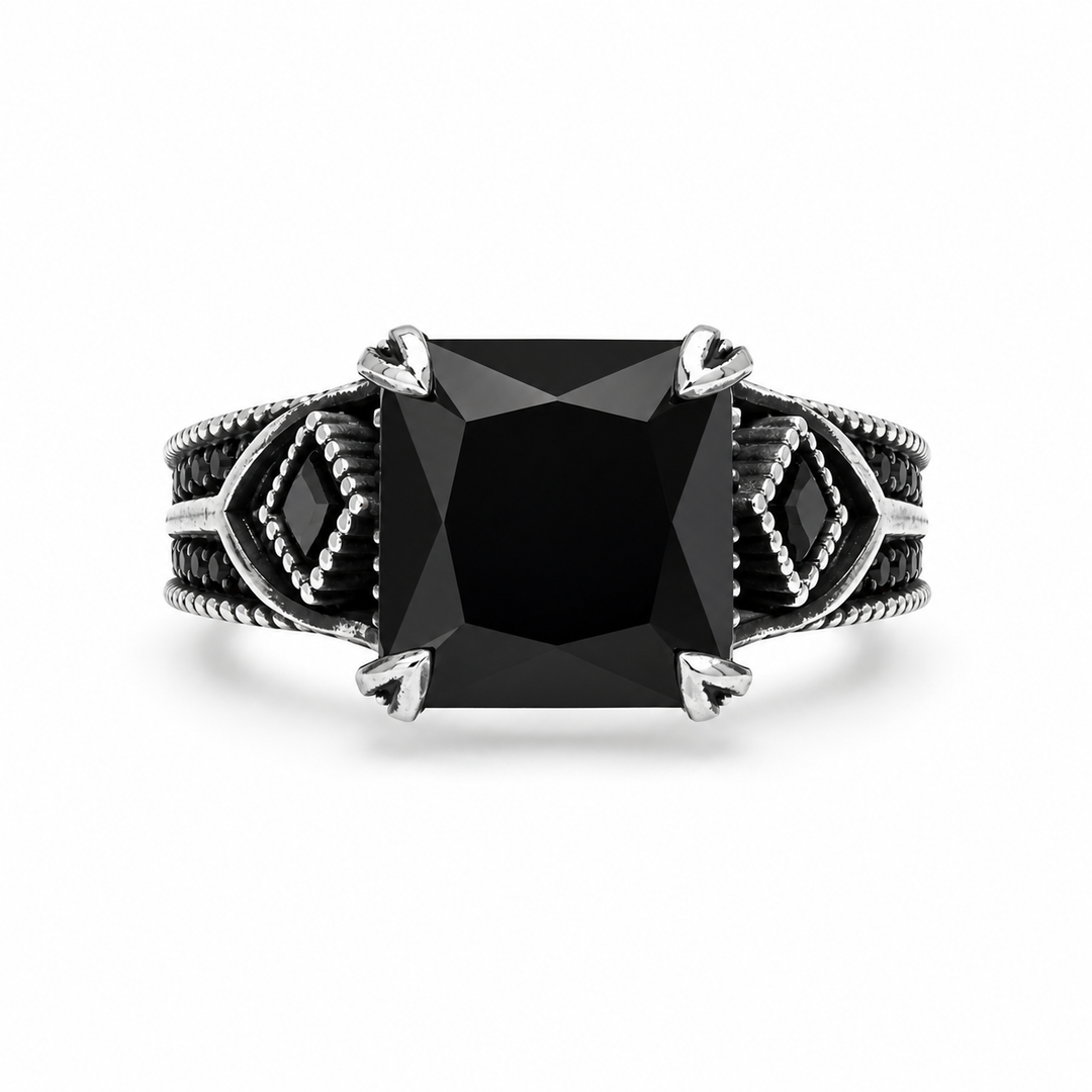 Obsidian Regent Ring