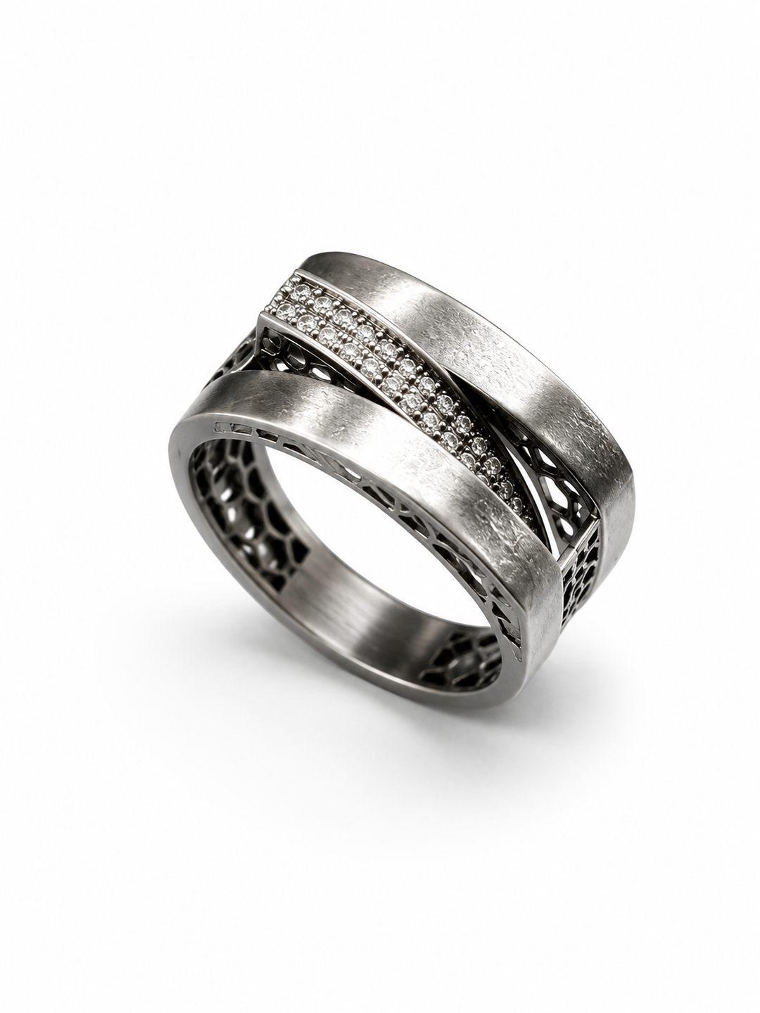 Unisex Eclipse Weave Ring