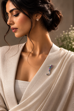 Load image into Gallery viewer, Chroma-Marine Seahorse Brooch
