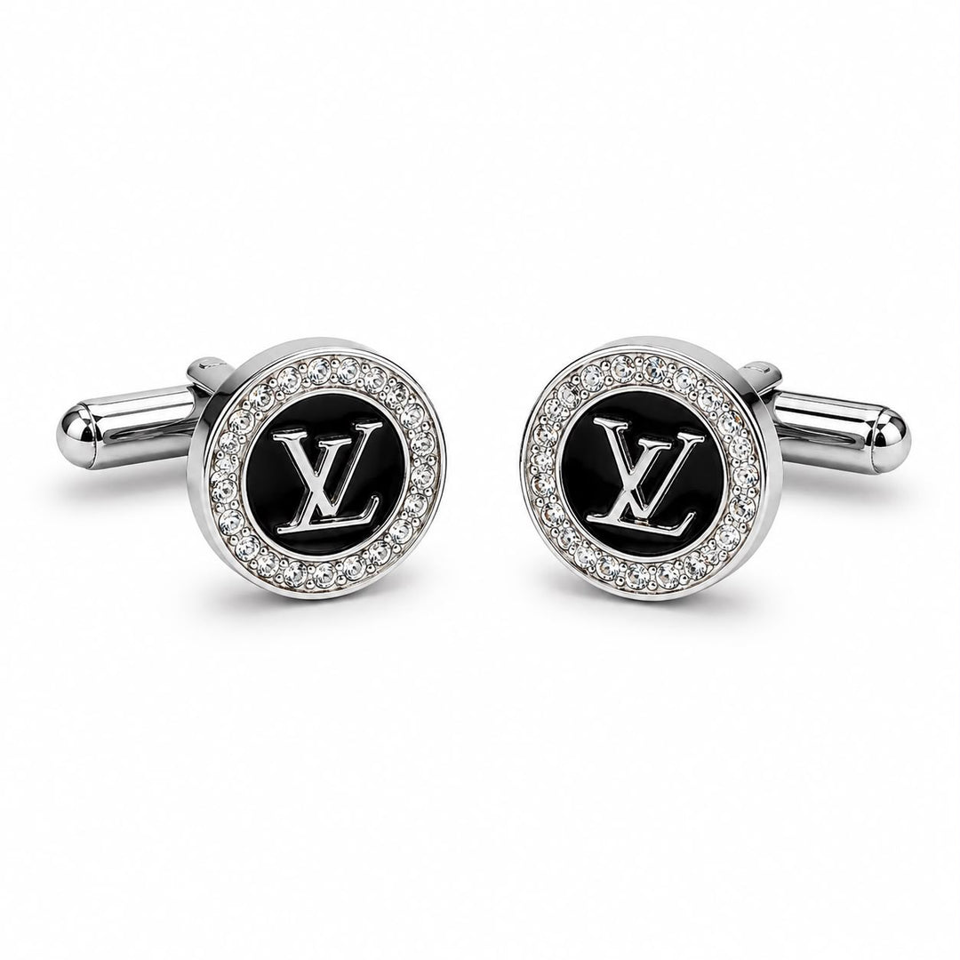 Classic Monogram Crystal Pavé Cufflinks