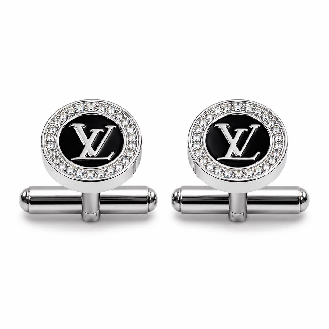 Classic Monogram Crystal Pavé Cufflinks