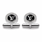 Load image into Gallery viewer, Classic Monogram Crystal Pavé Cufflinks

