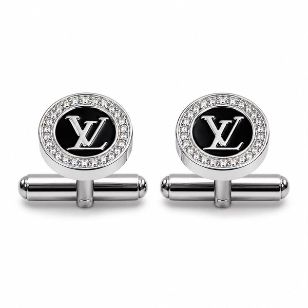 Classic Monogram Crystal Pavé Cufflinks