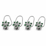 Load image into Gallery viewer, Verdant Blossom Silver-Toned Set
