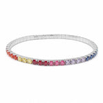 Load image into Gallery viewer, Aurora Spectrum Rainbow Ombré Bangle
