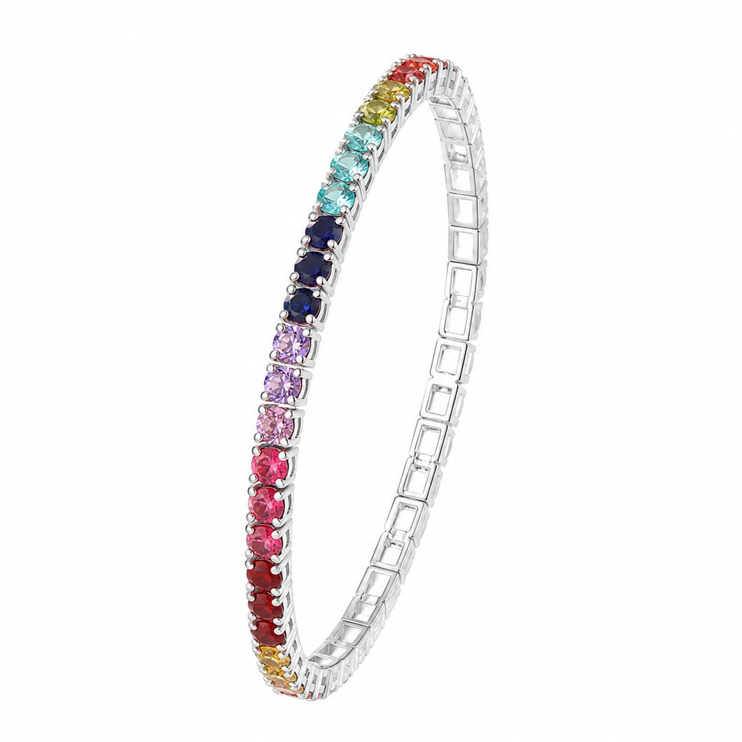 Aurora Spectrum Rainbow Ombré Bangle