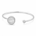 Load image into Gallery viewer, Luna Cat’s Eye Halo Open Cuff
