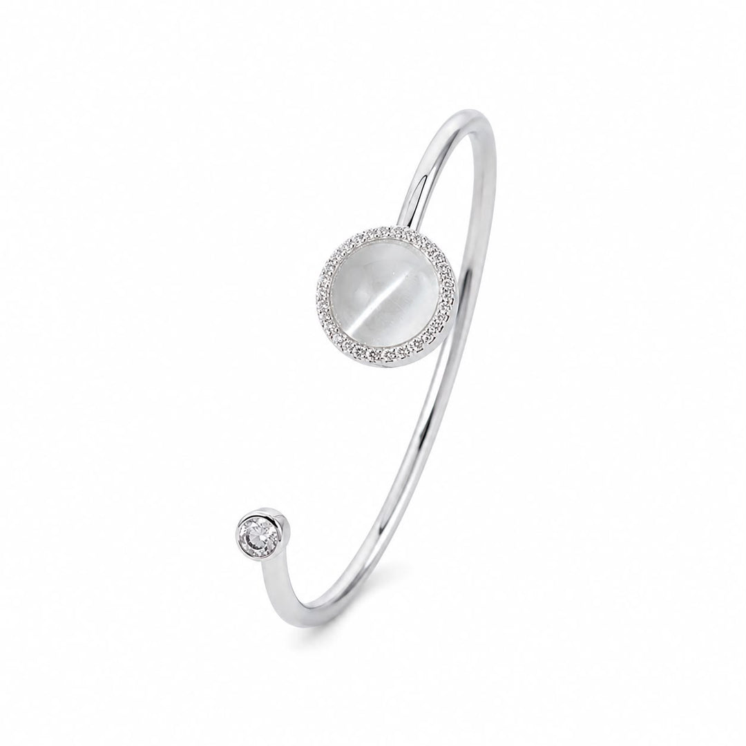 Luna Cat’s Eye Halo Open Cuff