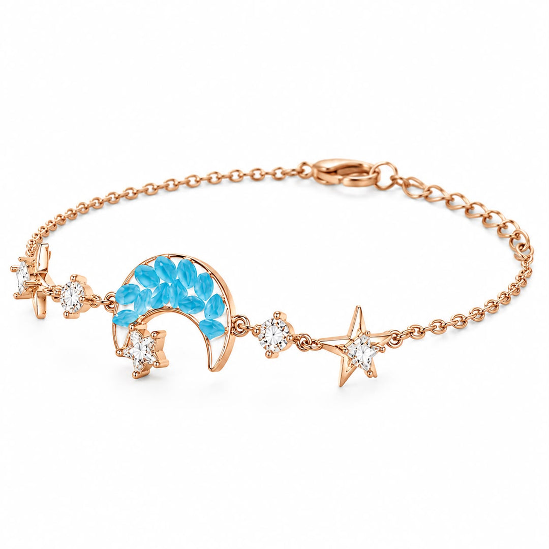 Lunar Blossom Celestial Bracelet
