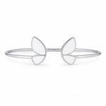 Load image into Gallery viewer, Flora Enamel Open Cuff Bangle
