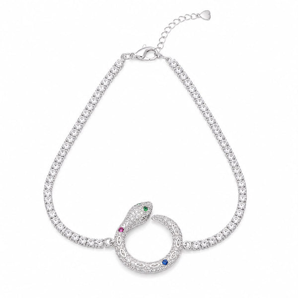 Serpentine Allure Pavé Tennis Bracelet