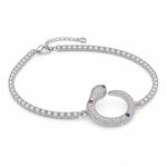 Load image into Gallery viewer, Serpentine Allure Pavé Tennis Bracelet
