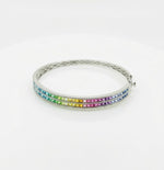 Load image into Gallery viewer, Prism Elegance Double Row Bangle
