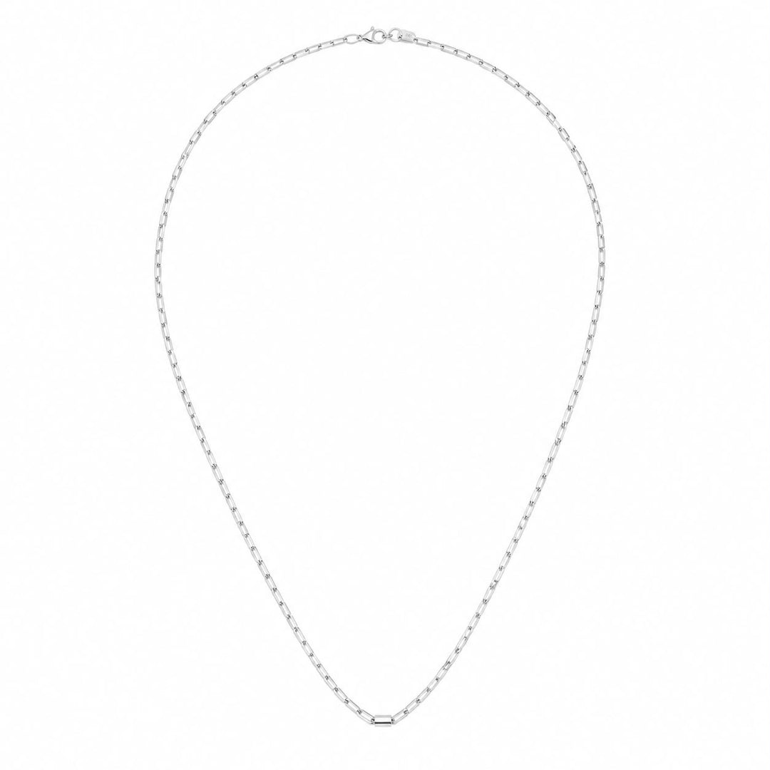 Stella Elongated Paperclip Chain
