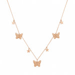 Load image into Gallery viewer, Celestial Butterfly &amp; Star Charm Necklace
