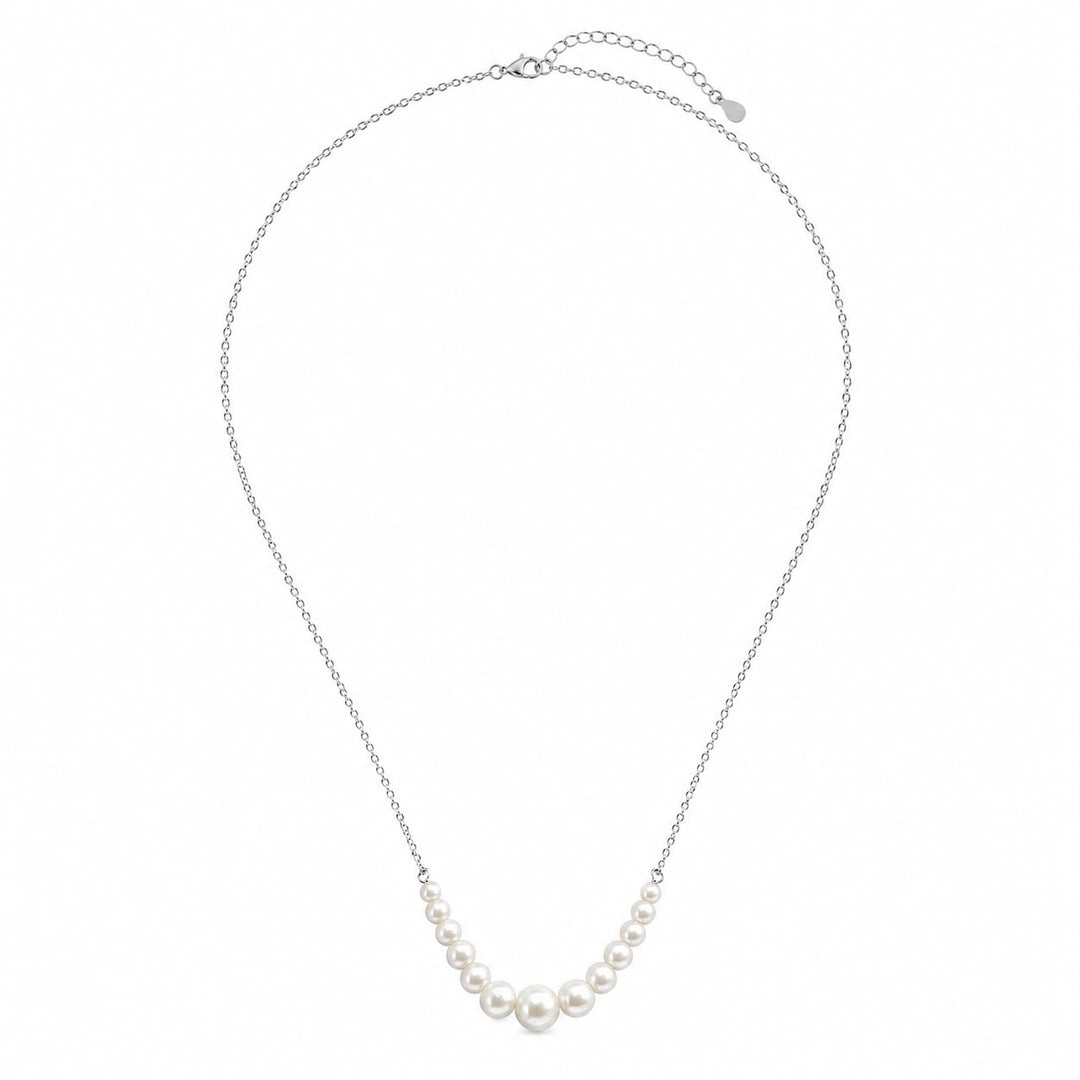 Luminary Graduated Pearl Chain Necklace