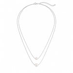 Load image into Gallery viewer, Lumina Double-Strand Pearl Cascade Necklace
