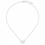 Load image into Gallery viewer, Shimmering Flutter Pavé Butterfly Necklace
