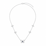 Load image into Gallery viewer, Shimmering Butterfly Meadow Station Necklace
