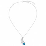 Load image into Gallery viewer, Azure Plumage Pendant Necklace
