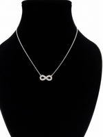 Load image into Gallery viewer, Silver Infinity Glow Dokiya Necklace
