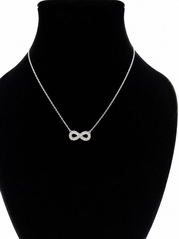 Silver Infinity Glow Dokiya Necklace