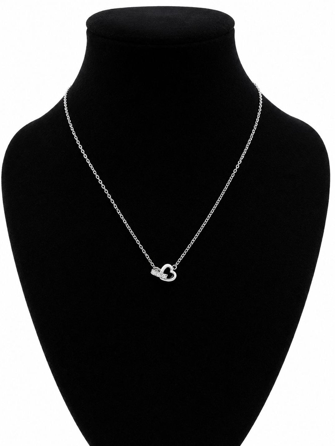 Endless Heart Silver Pendant Necklace