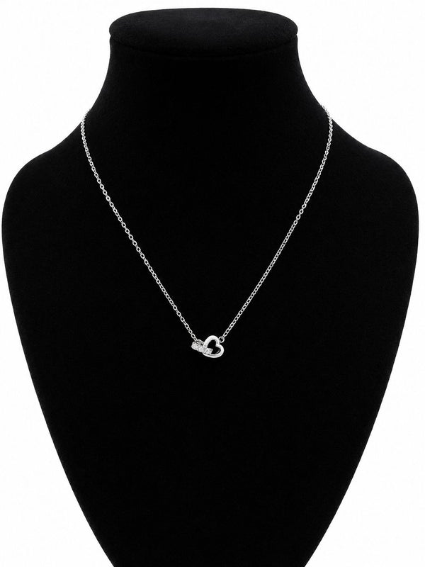 Endless Heart Silver Pendant Necklace
