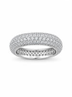 Load image into Gallery viewer, Aura Soft-Square Pavé Statement Ring
