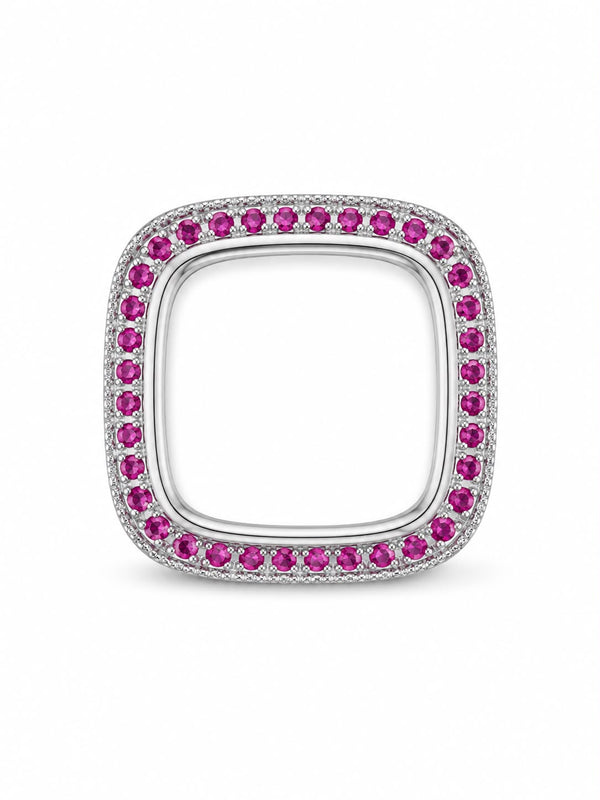 Magenta Mosaic Geometric Statement Band