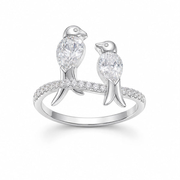 Eternal Lovebirds Ring