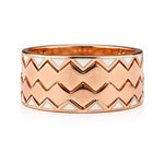 Load image into Gallery viewer, Rose Gold Zig-Zag Crown Band
