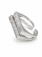 Load image into Gallery viewer, Horizon Parallel Baguette Open Ring
