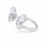Load image into Gallery viewer, Aurora Winged Crystal Open Ring
