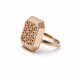 Load image into Gallery viewer, Empress Geometric Lattice Statement Ring
