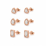Load image into Gallery viewer, Trinity Geometric Stud Set
