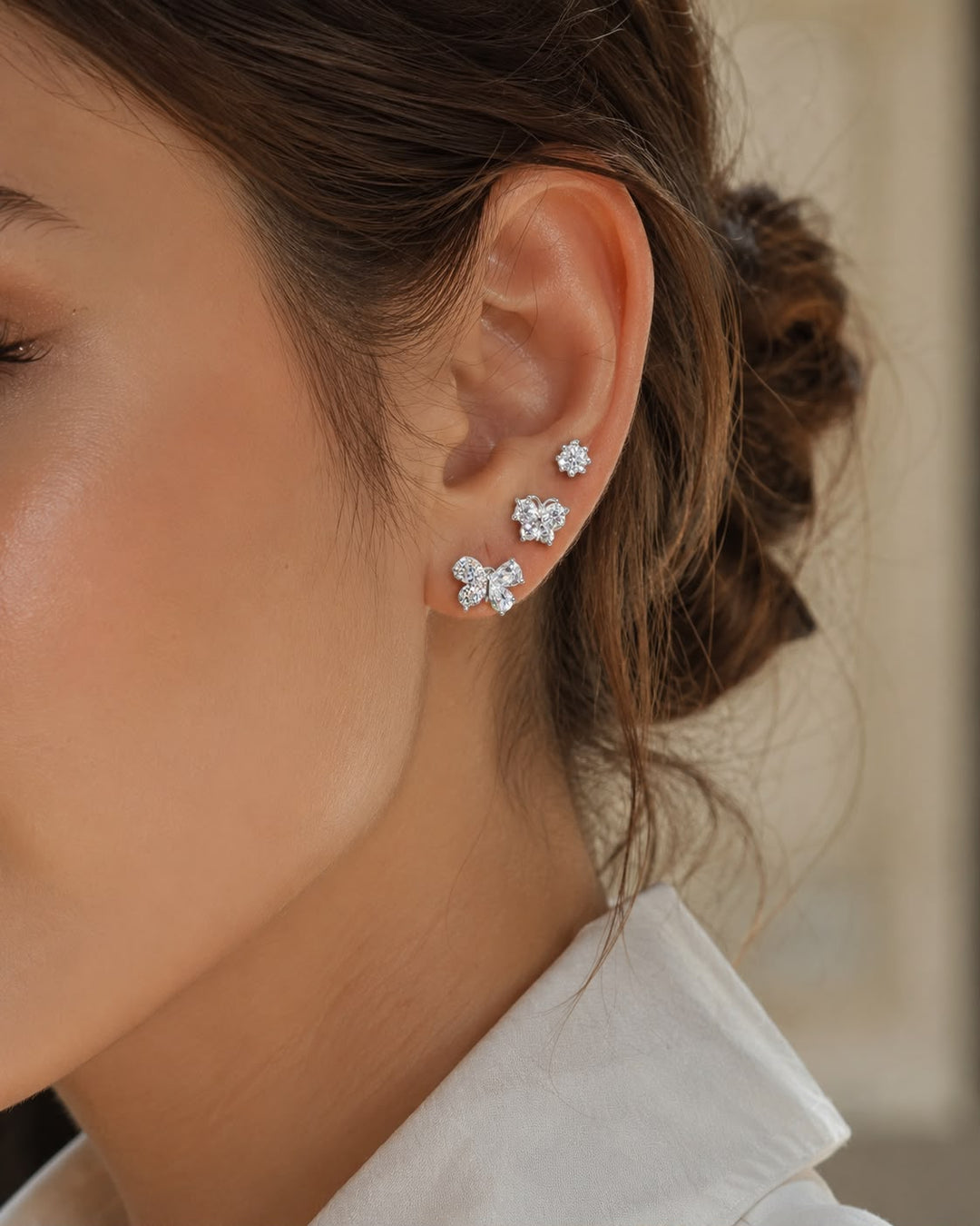 Flutter & Shine Studs Set