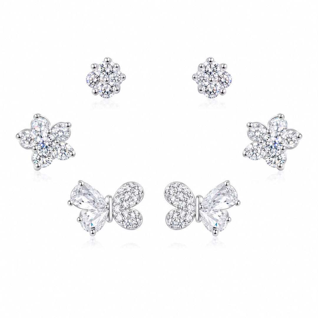 Flutter & Shine Studs Set
