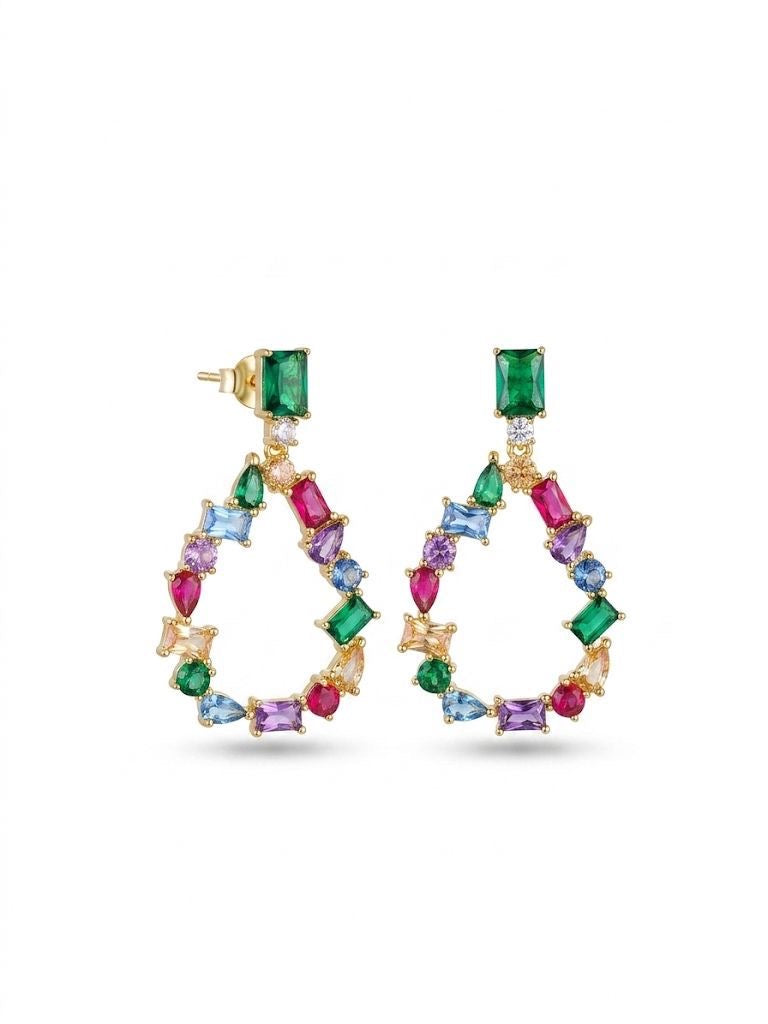 Jardin Prism Teardrop Earrings