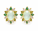 Load image into Gallery viewer, Verdant Bloom Stud Earrings
