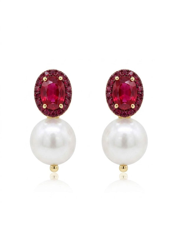 Ruby Moon Pearl Drops