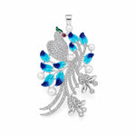 Load image into Gallery viewer, Royal Bird Enamel &amp; Pearl Pendant Set

