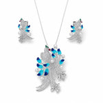 Load image into Gallery viewer, Royal Bird Enamel &amp; Pearl Pendant Set

