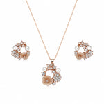 Load image into Gallery viewer, Blush Blossom &amp; Butterfly Enchanted Pendant Set
