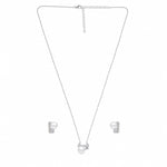 Load image into Gallery viewer, Modern Muse Pearl &amp; Geometric Bar Pendant Set
