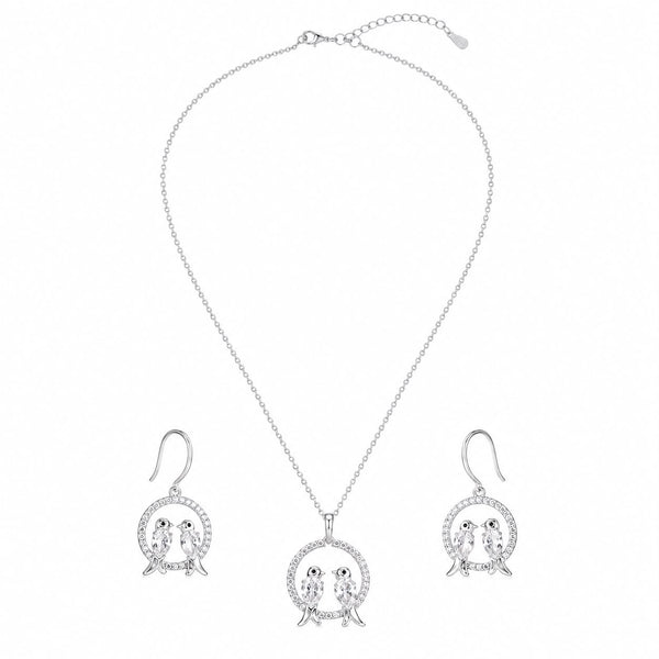 Eternal Lovebirds Pendant Set