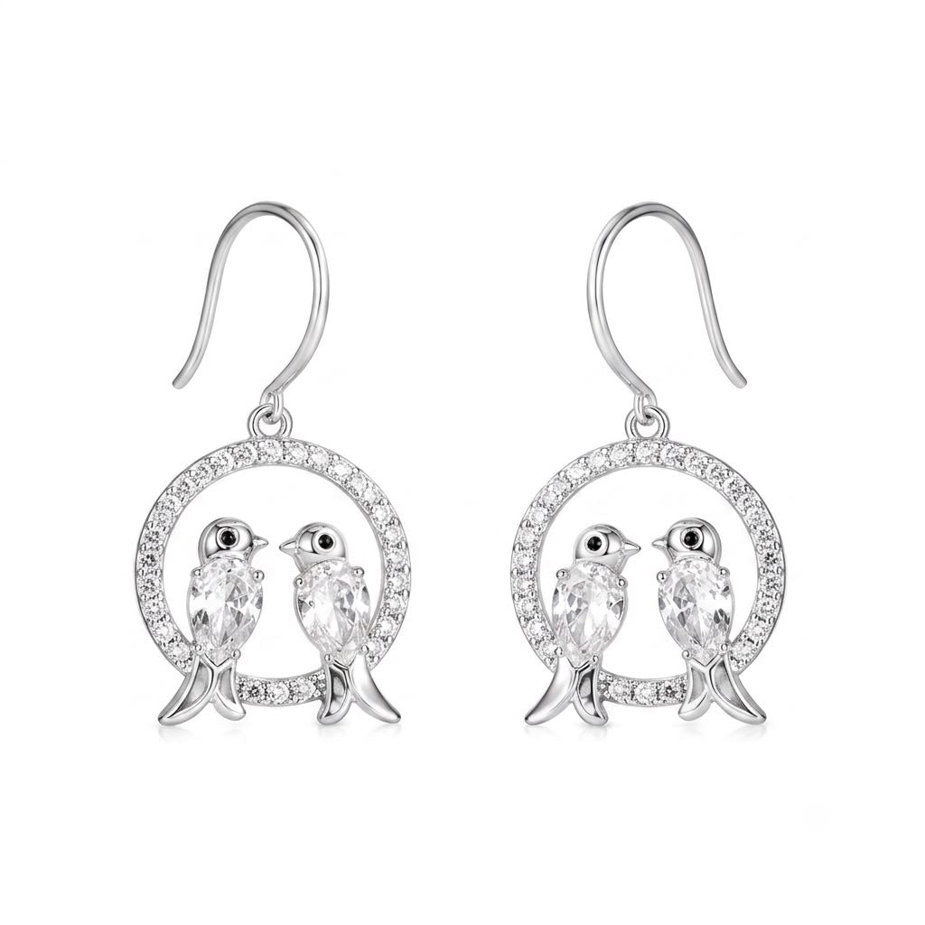 Eternal Lovebirds Pendant Set